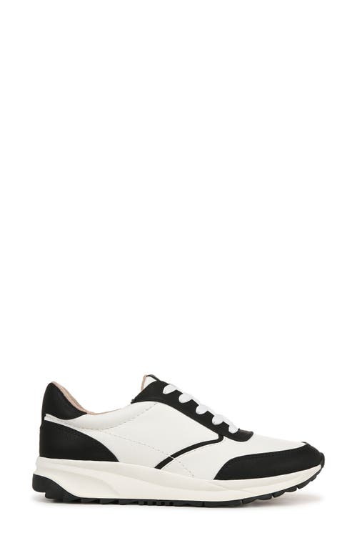 Shop Soul Naturalizer Jackson Sneaker In Black/white Faux Leather