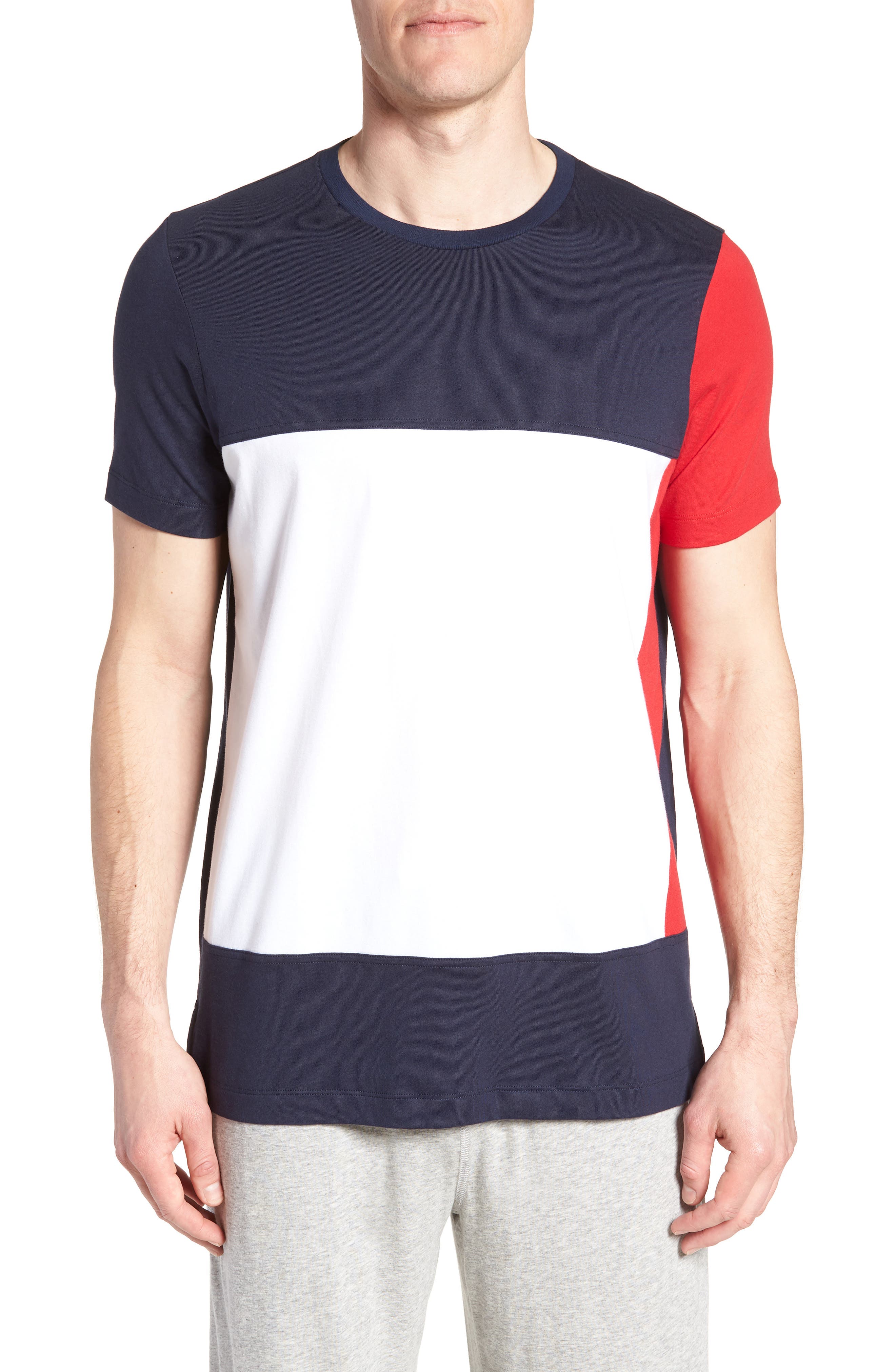 tommy hilfiger color block shirt