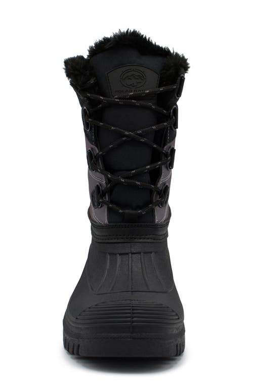 Polar Range Decker Faux Fur Lined Snow Boot In Grey