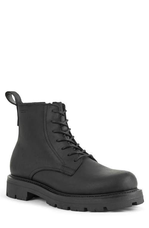 Shop Vagabond Shoemakers Cameron Lace-up Boot In Off Black