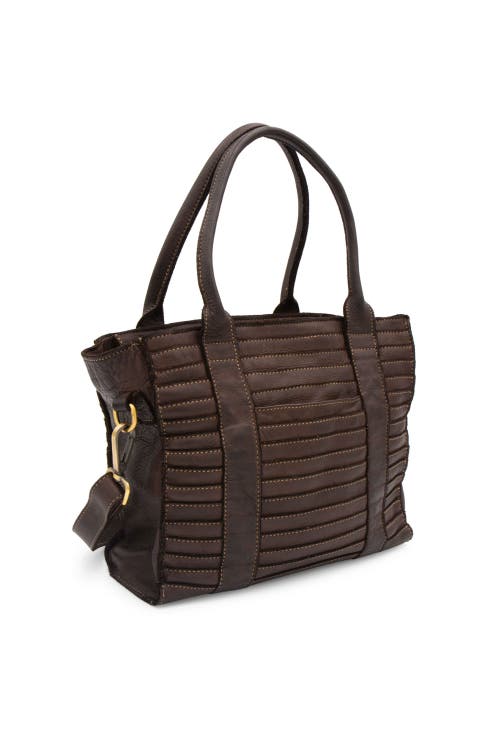 Bolsa Nova Milan Tote In Chocolate