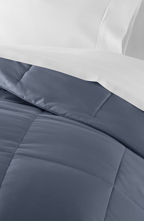 Homespun All Season Premium Down Alternative Solid Comforter In Stone