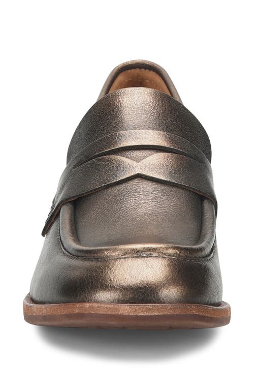 Kork-ease ® Keegan Penny Loafer Pump In Bronze Metallic