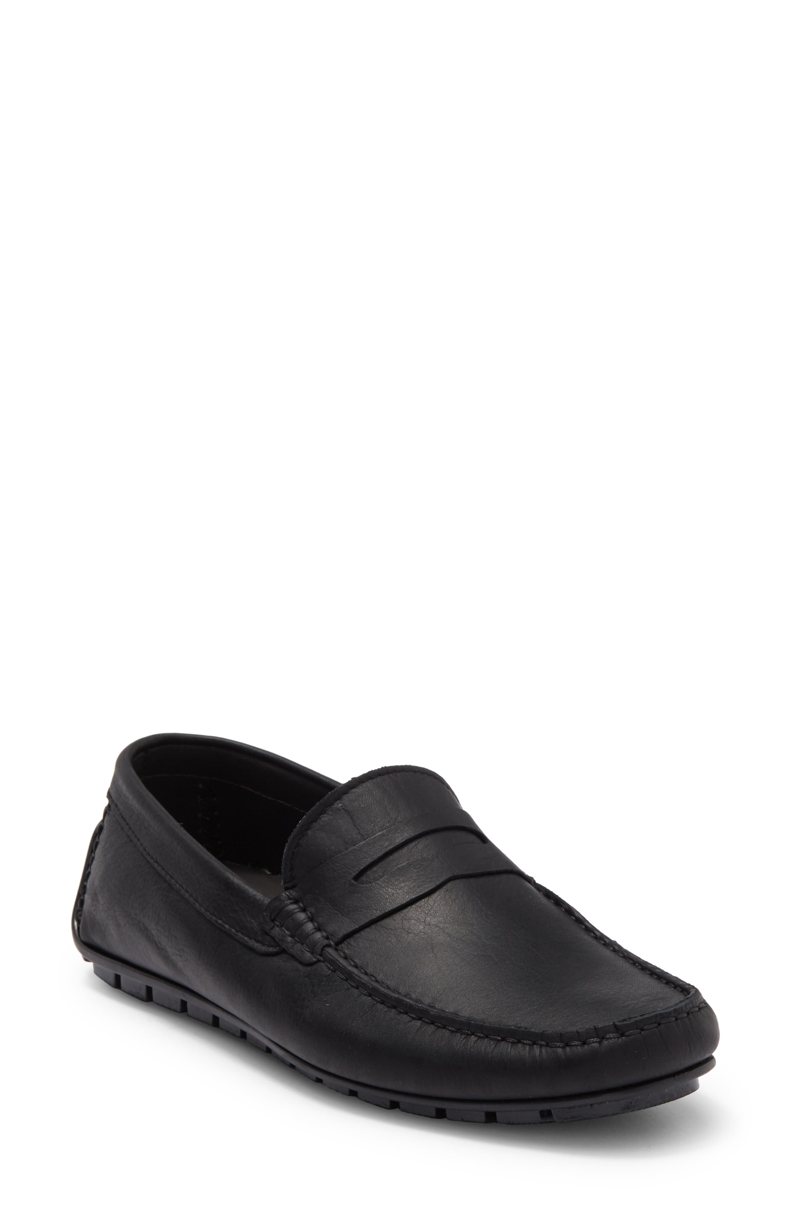 Bruno Magli Xeno Penny Loafer In Bk Leather