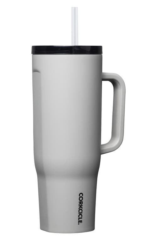 Corkcicle Cruiser 40-ounce Insulated Tumbler With Handle In River Rock