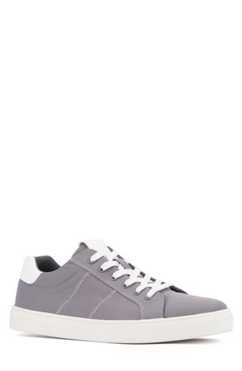New York And Company Brad Low Top Sneaker In Grey
