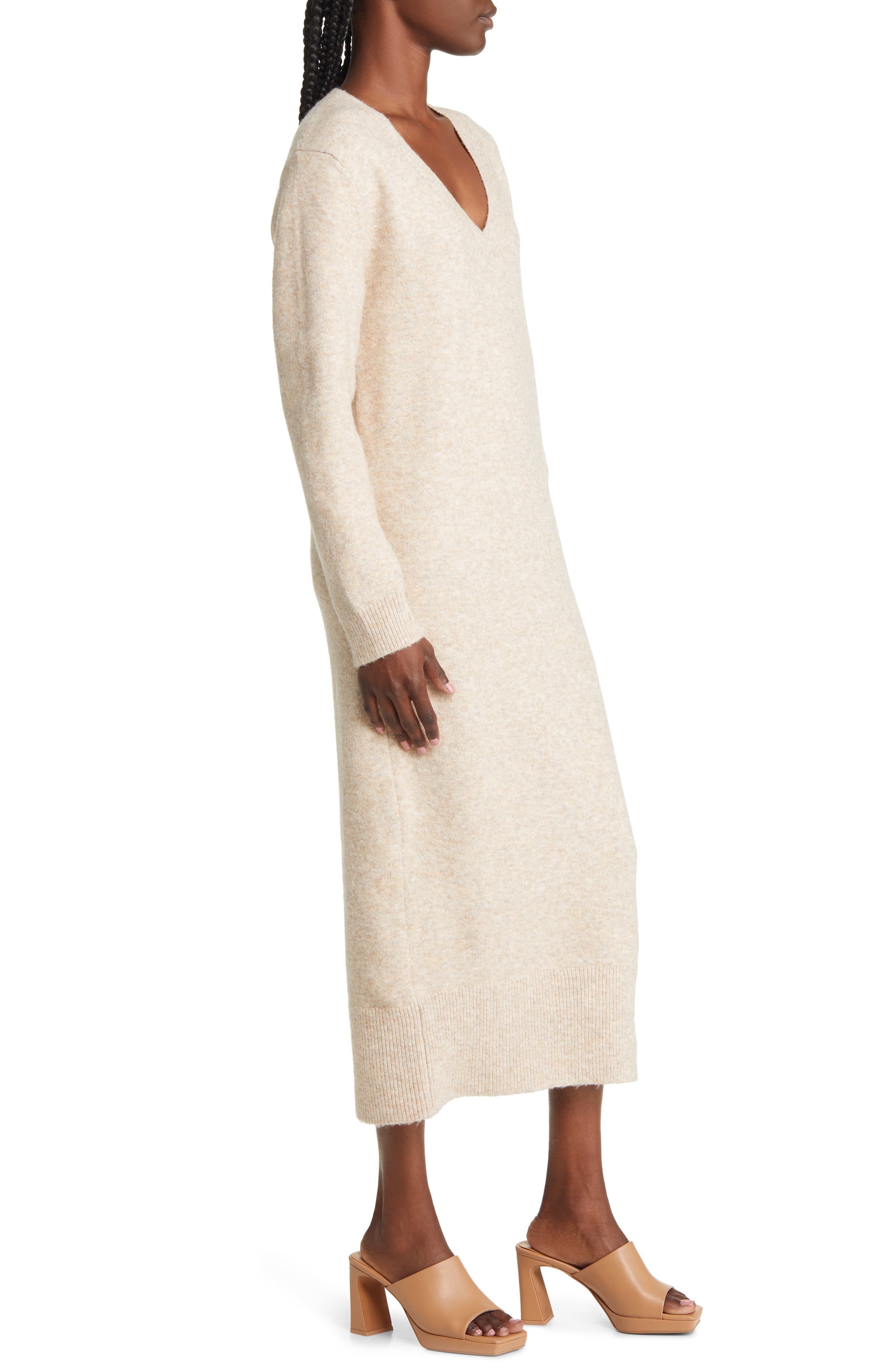 Topshop Long Sleeve Sweater Dress 