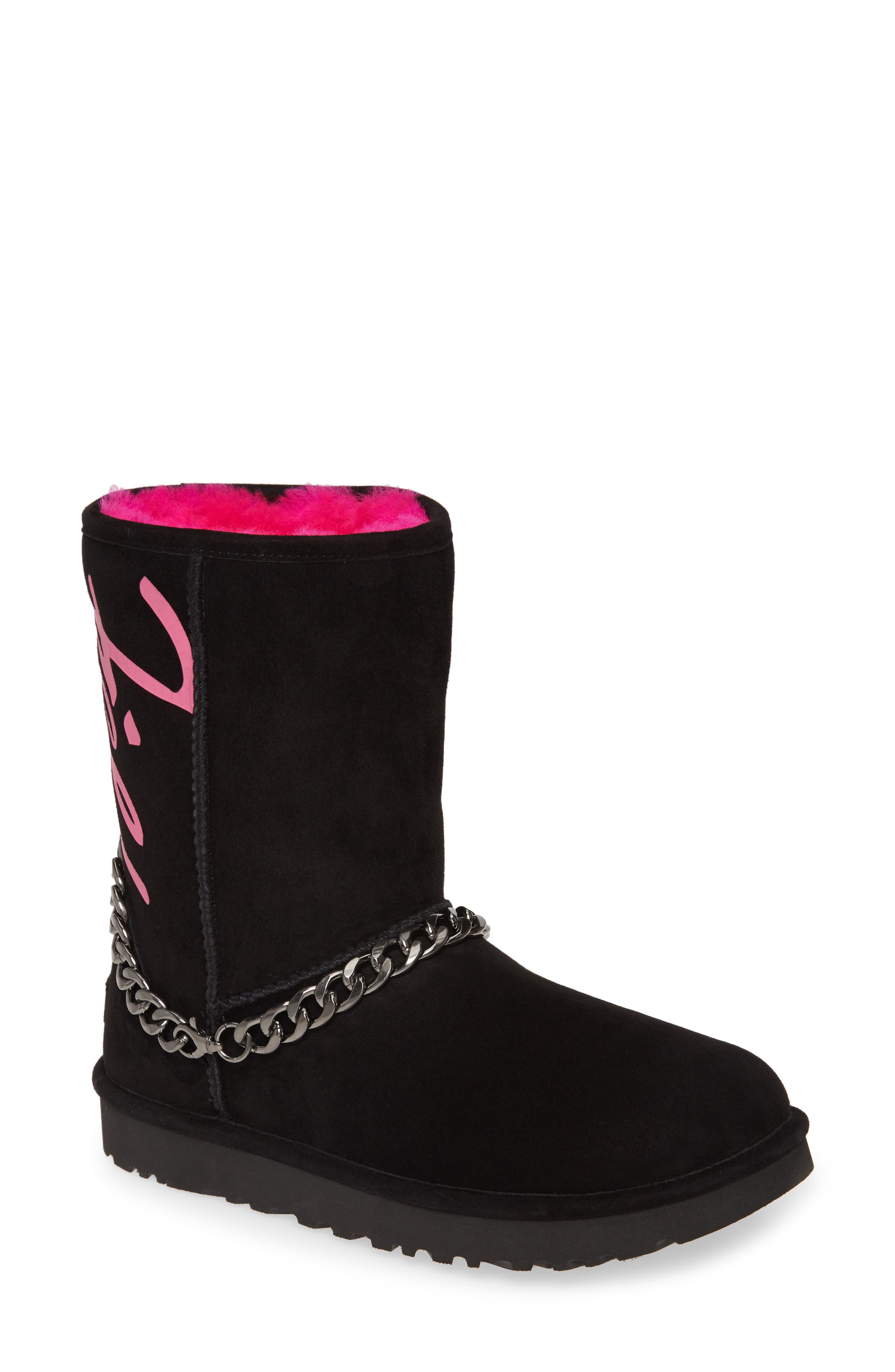 ugg boots with chain