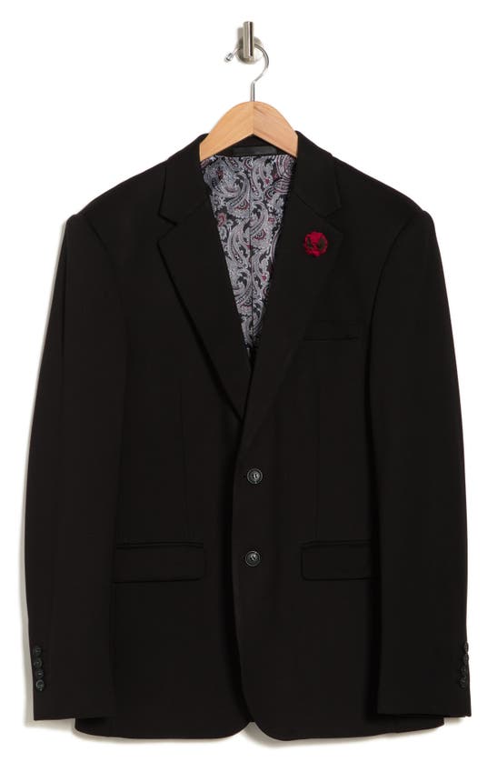 Tahari Slim Fit Sport Coat In Black