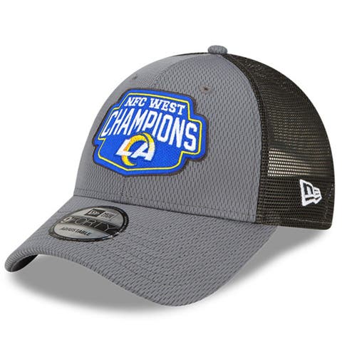 Men's New Era Graphite Los Angeles Dodgers 2020 World Series Champions  Locker Room Replica 39THIRTY Flex Hat