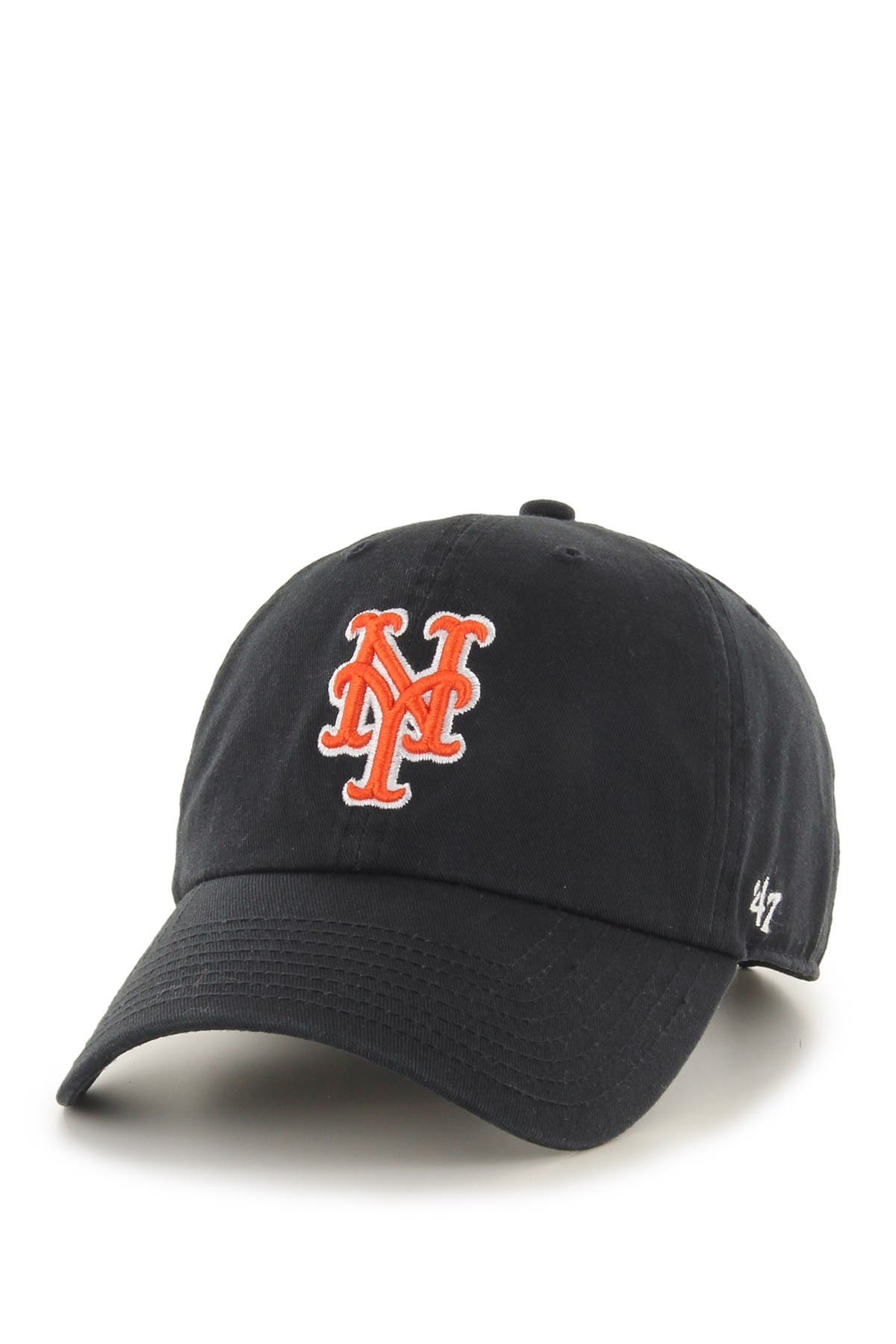 47 Brand Relaxed Fit Cap CLEAN UP New York Mets schwarz 