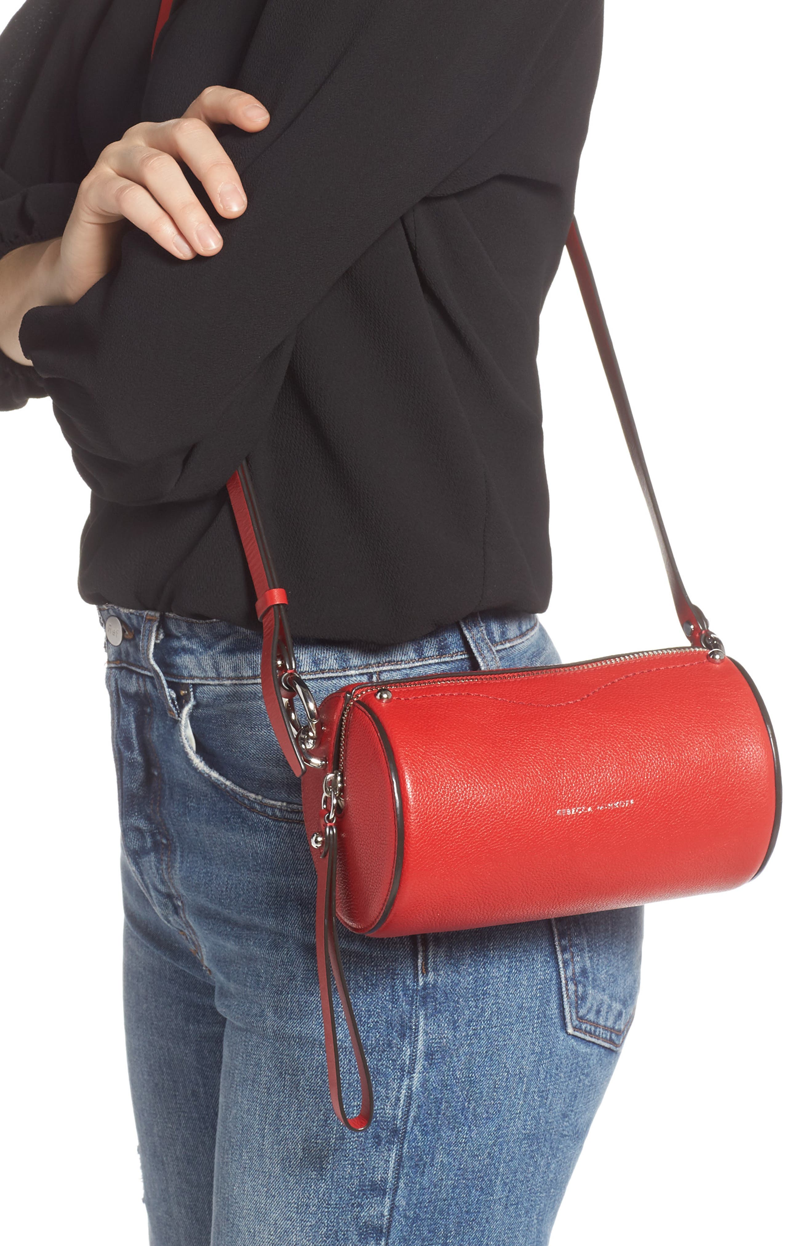Rebecca Minkoff Leather Barrel Crossbody Bag Nordstrom Rack