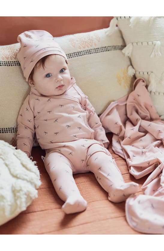 Maniere Dainty Dragonfly Footie In Mauve