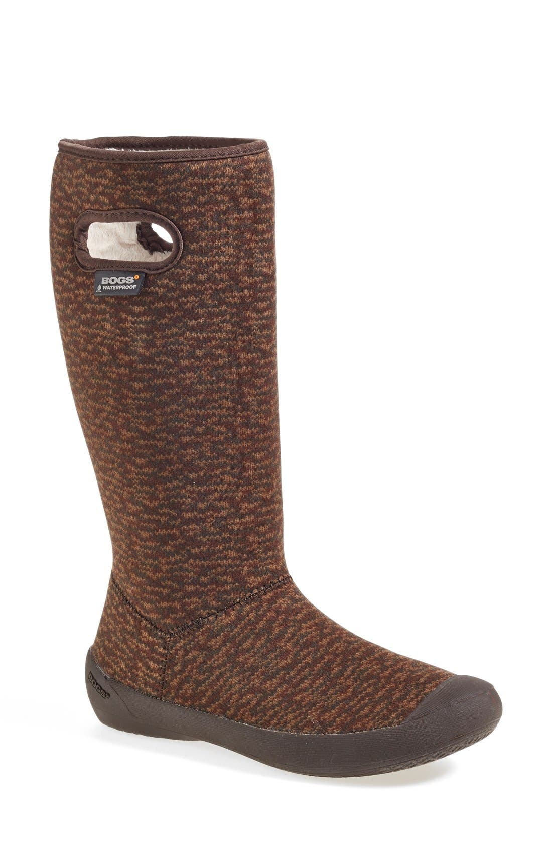 Bogs 'Summit - Knit' Tall Waterproof Boot (Women) | Nordstrom