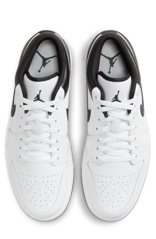 Shop Jordan Air  1 Low Sneaker In White/black/white