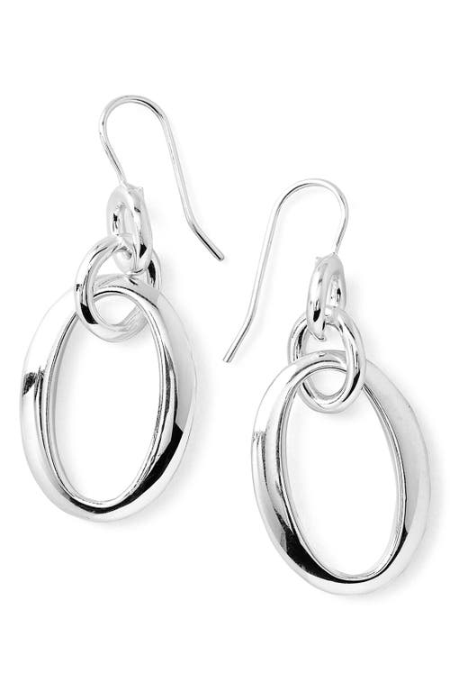 Ippolita 'Glamazon' Oval Link Earrings in Silver at Nordstrom