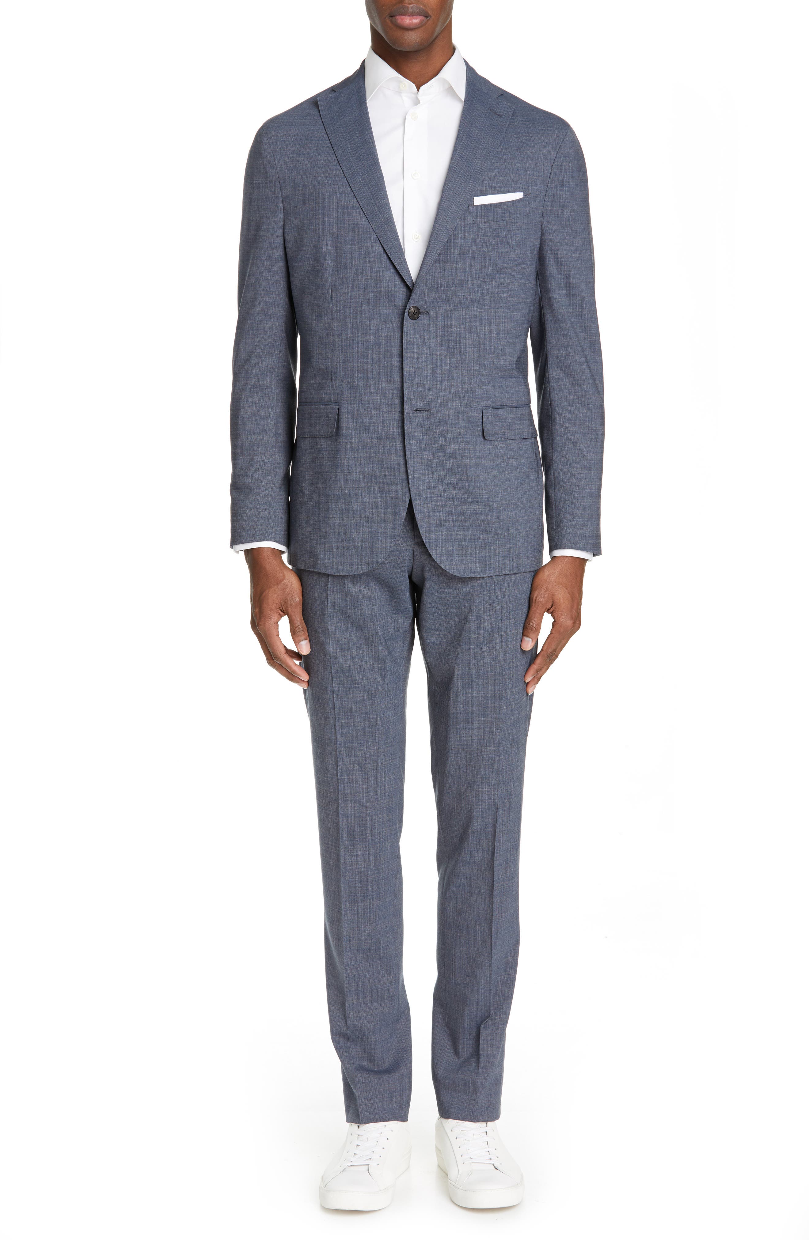 Boglioli Fresco Slim Fit Stretch Solid Wool Suit Nordstrom