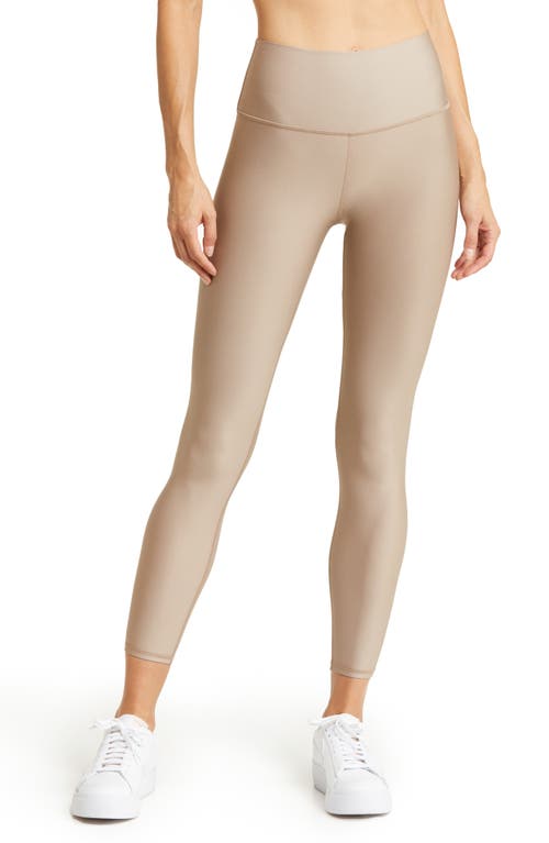 Alo Airlift High Waist Midi Leggings in Taupe