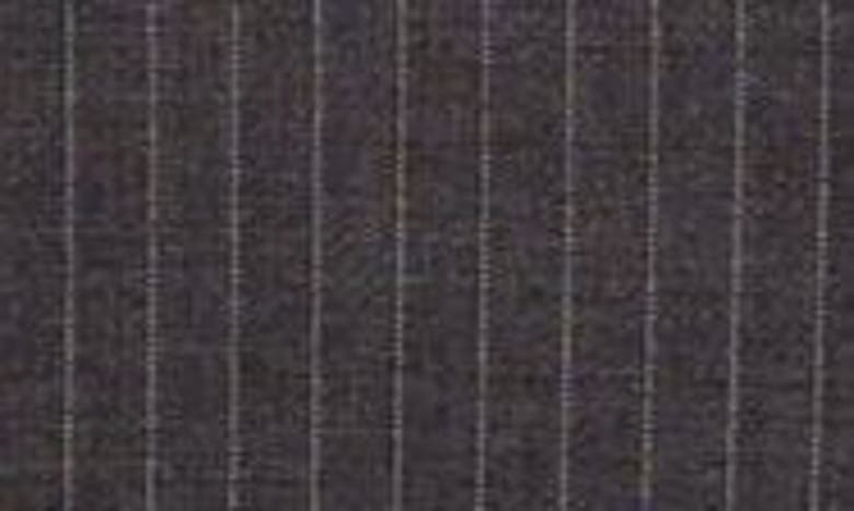 Shop Coperni Pinstripe Double Breasted Stretch Wool Jacket In Grey