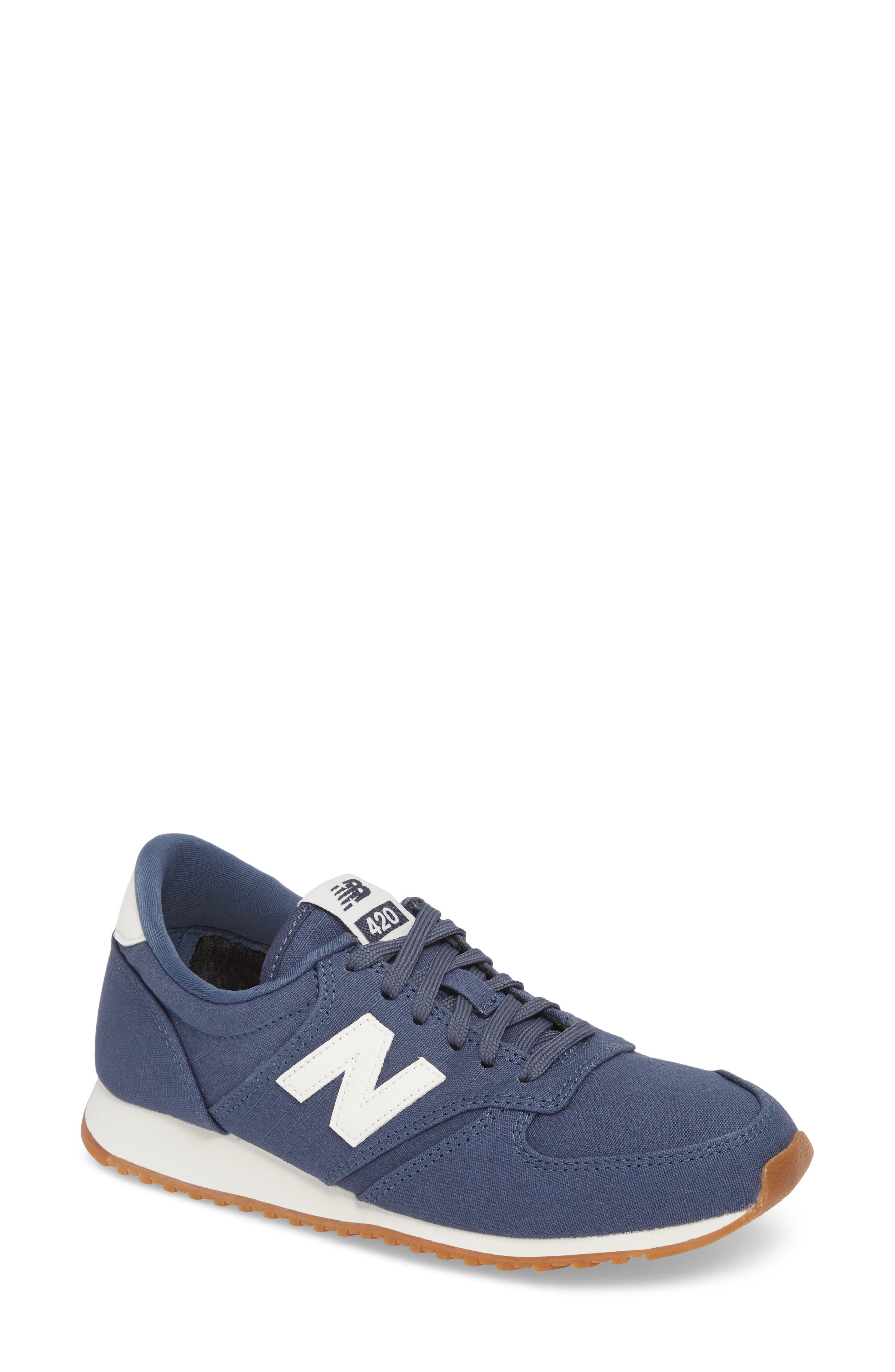 womens new balance 420 suede trainers
