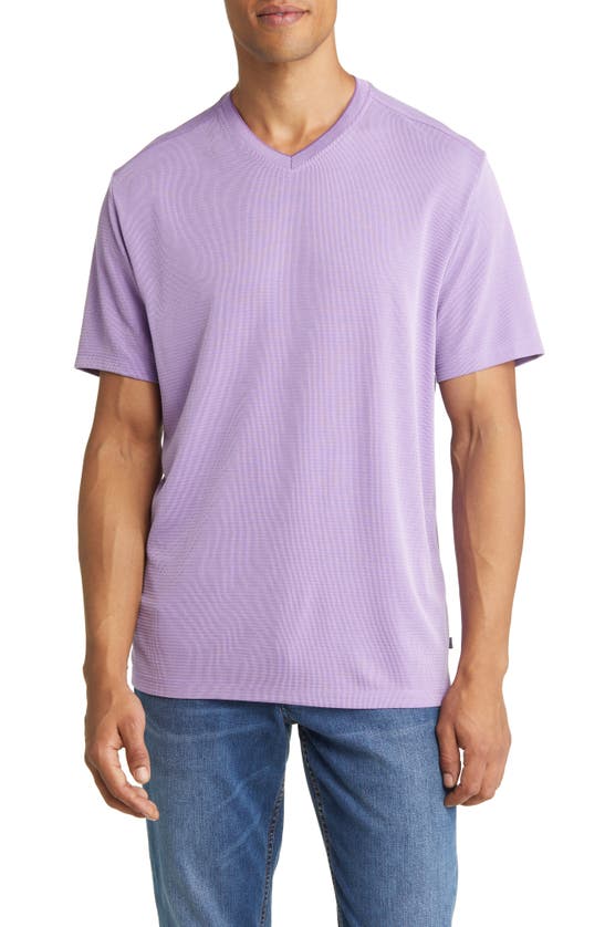 Tommy Bahama Coastal Crest Islandzone® V-neck T-shirt In Hyacinth Purple