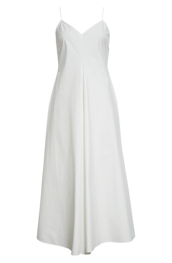 Shop Rohe Róhe Cotton Midi Dress In White