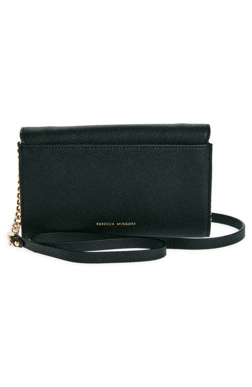 Rebecca Minkoff Gabby Crossbody Wallet In Black
