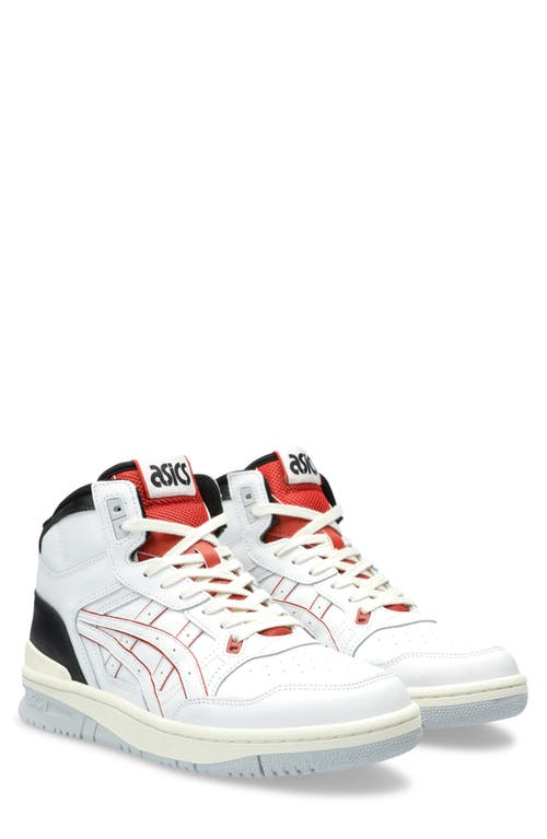 Shop Asics ® Ex89 Mid Top Basketball Shoe In White/spice Latte