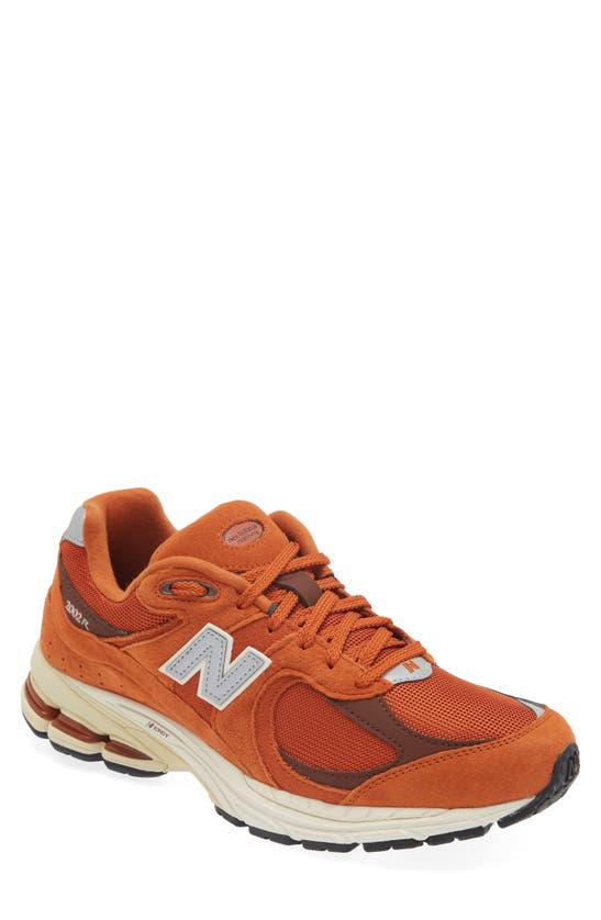 New Balance 2002r Sneaker In Rust Oxide/ Rich Oak