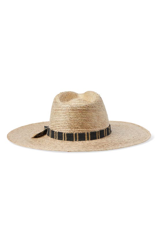 Brixton Leigh Straw Fedora In Natural | ModeSens