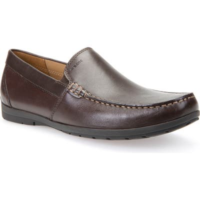 Geox Simon W2 Venetian Loafer, Brown