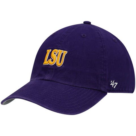 Men's New Era Purple LSU Tigers Script Original 59FIFTY Fitted Hat