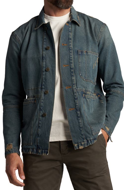 1955 Duncan Denim Chore Jacket in True Blue Vintage