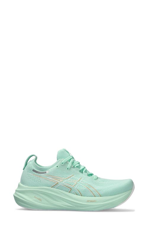 ASICS® GEL-NIMBUS® 26 Running Shoe in Mint Tint/Pale Mint 