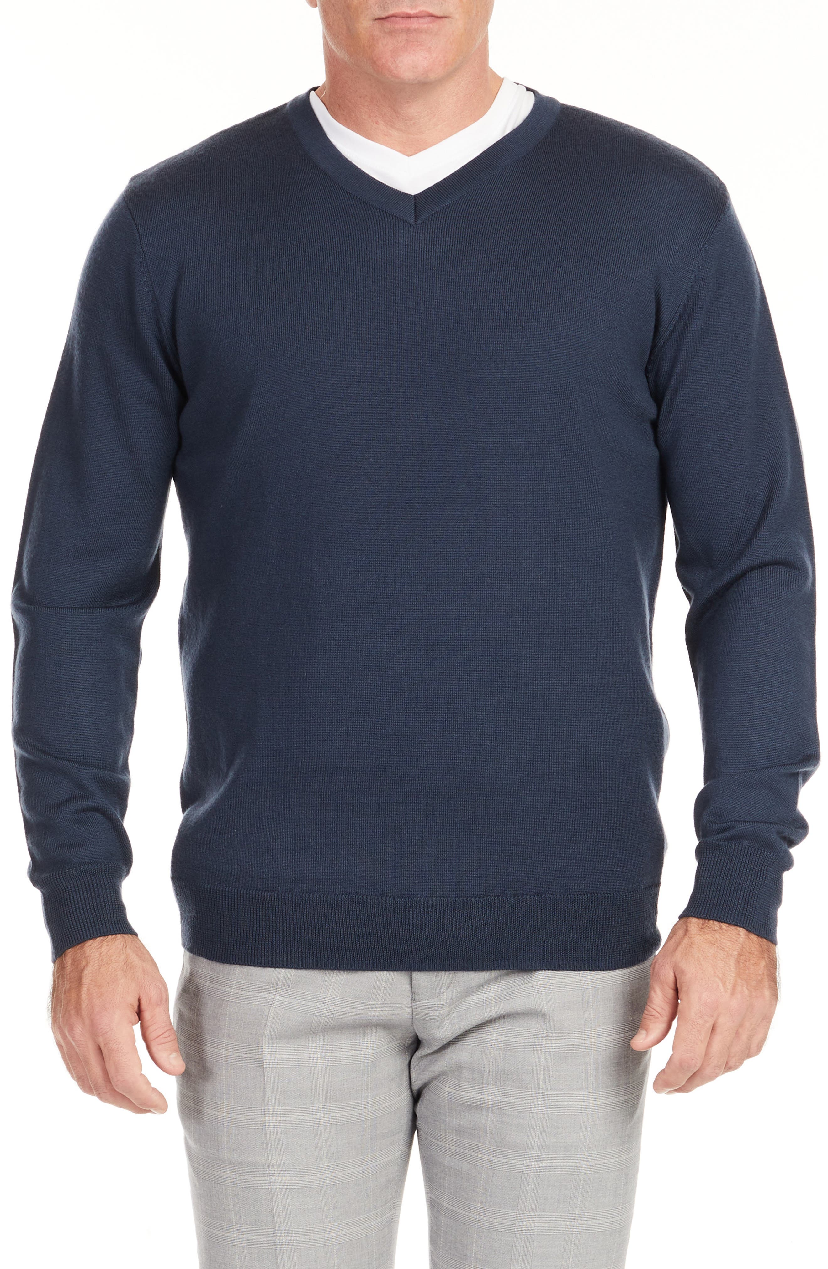 Men's Big & Tall Johnny Bigg V-Neck Sweater