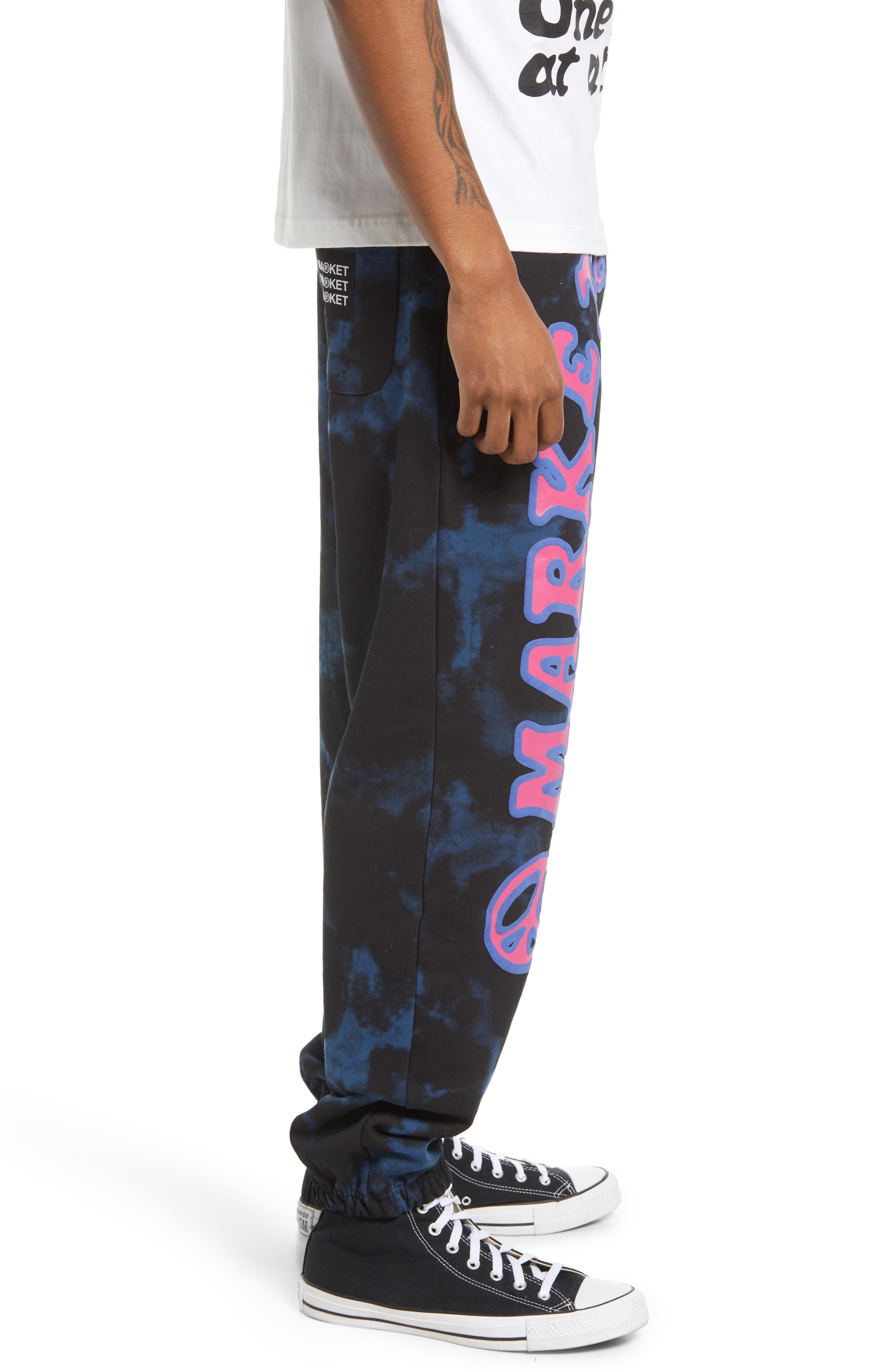MARKET Men's Cali Peace Tie Dye Puff 