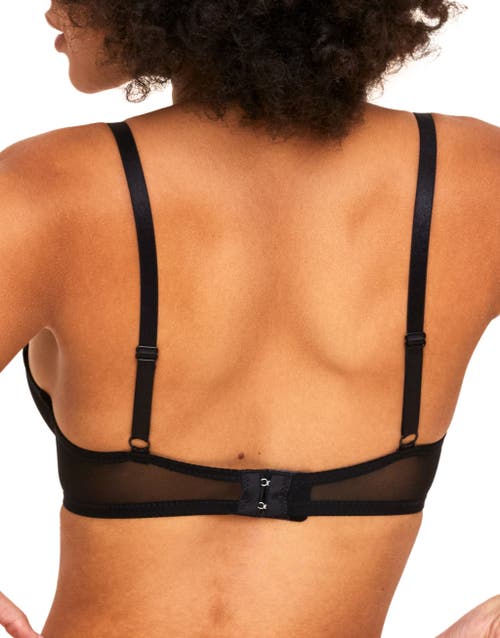 Adore Me Kaia Unlined Quarter Cup Bra In Black