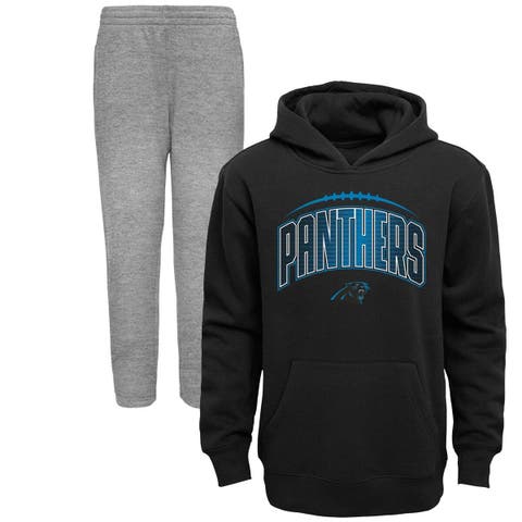 Toddler Black Carolina Panthers Team Pullover Hoodie