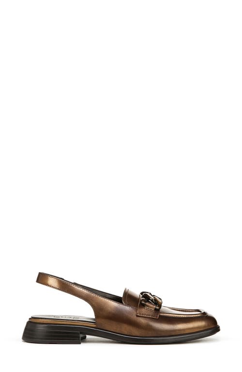 Naturalizer Frances Slingback Loafer In Chestnut Brown/bronze