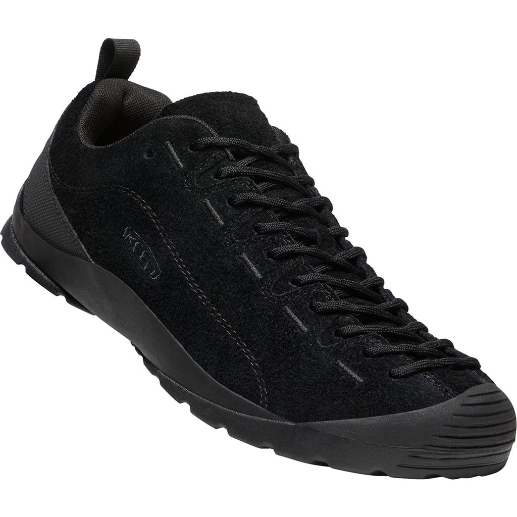 Keen Jasper Low Top Hiking Sneaker In Black