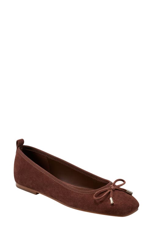 Shop Marc Fisher Ltd Ubet Ballet Flat In Dark Brown