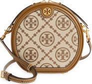 Tory Burch T Monogram Jacquard Moon Crossbody Bag