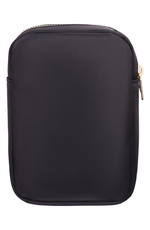 Bloc Bags Mini Heart Bow Cosmetics Bag In Black/red