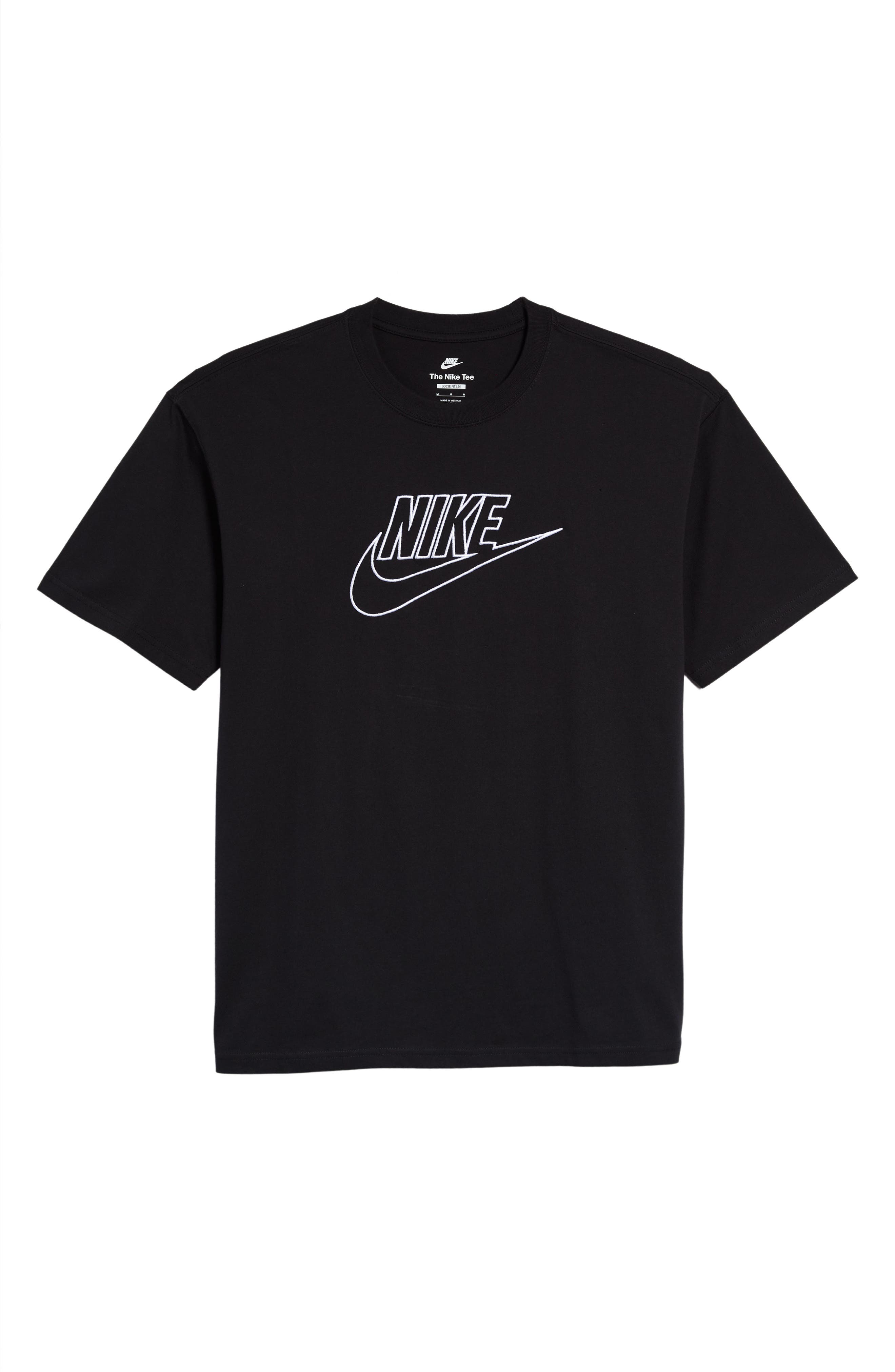 black and teal nike shirt