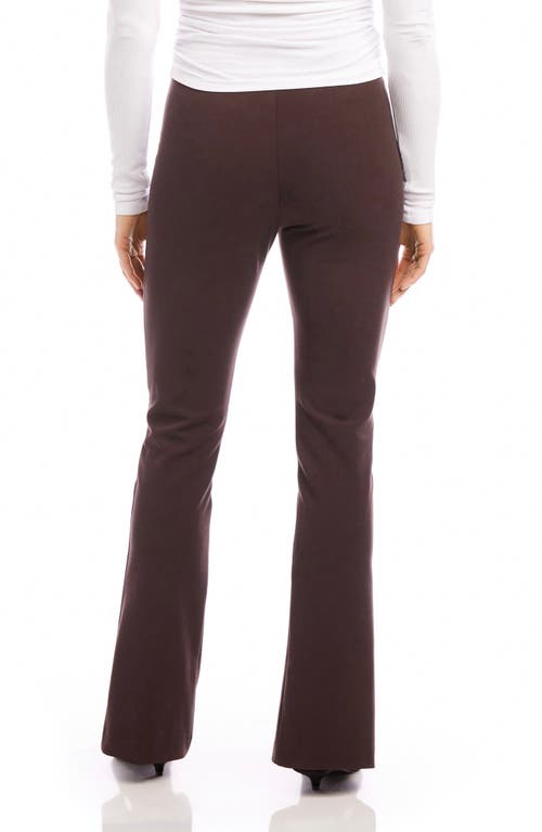 FIFTEEN TWENTY FIFTEEN TWENTY HARLOW HIGH WAIST SLIT HEM BOOTCUT PANTS