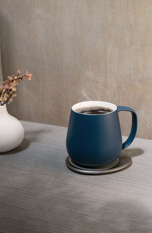 Ohom Ui+ Mug & Warmer Set In Navy Blue
