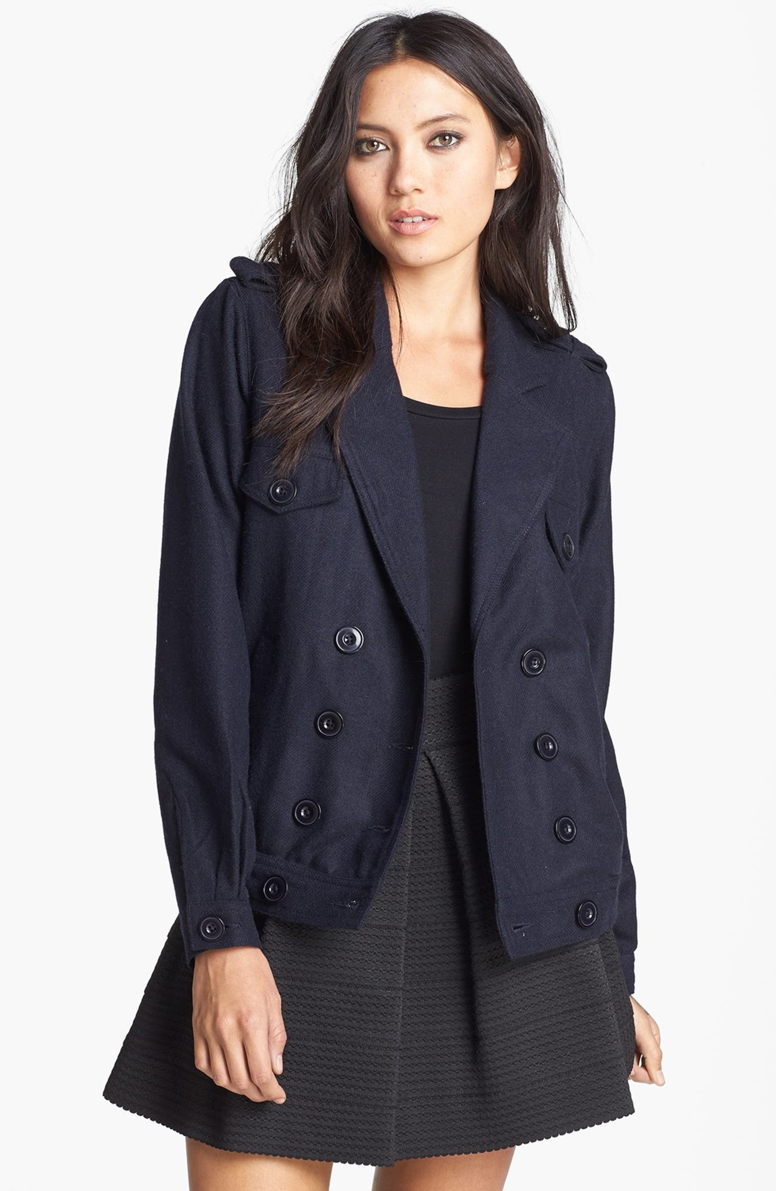 Leith Wool Blend Town Jacket | Nordstrom