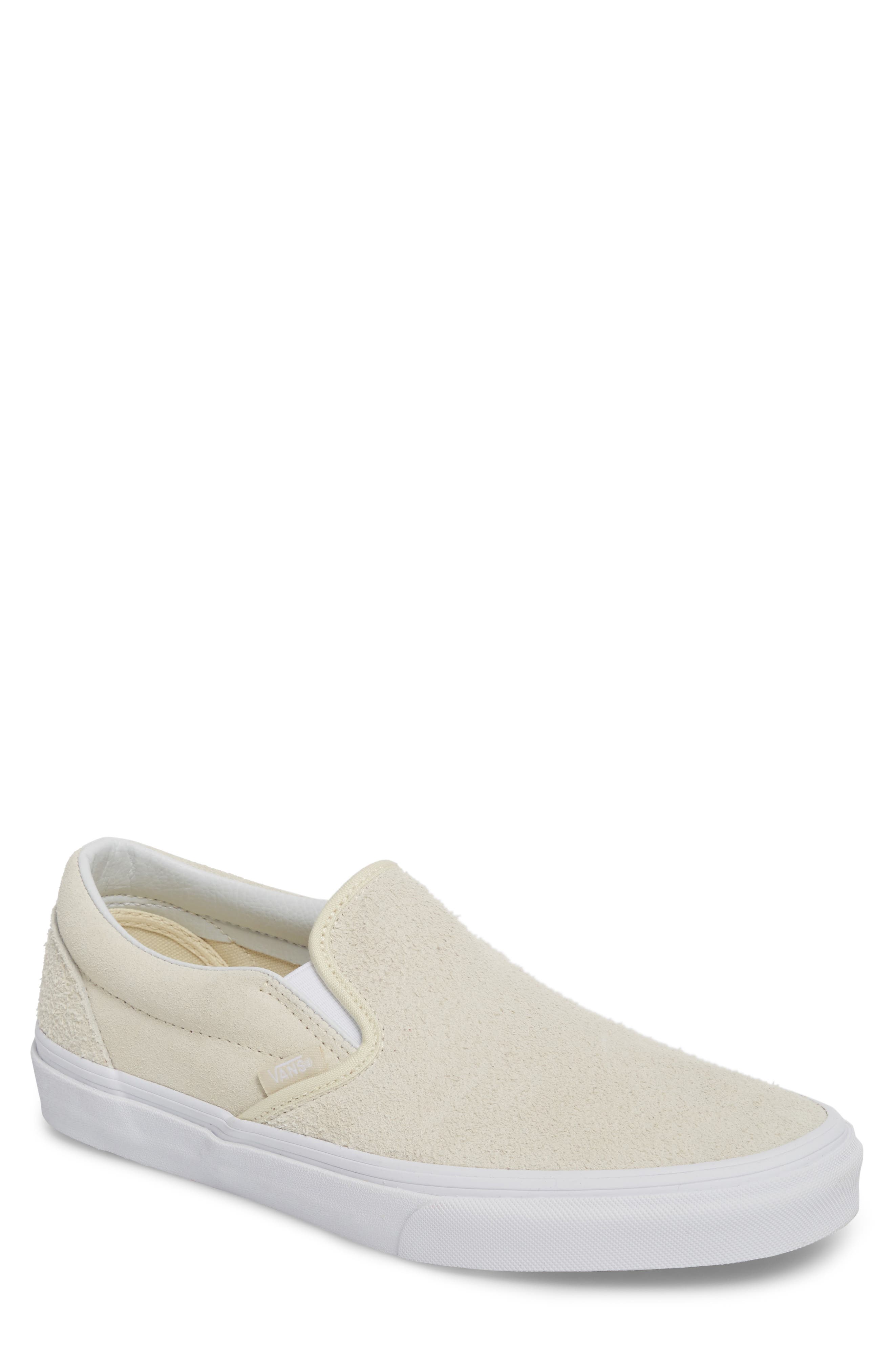 vans hairy suede slip on