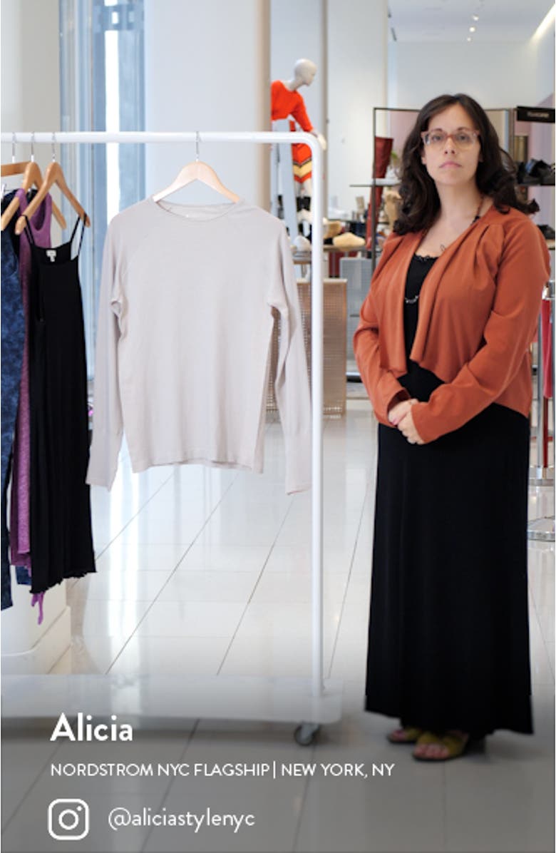 Women's Seamless Stripe Long Sleeve Tee, sales video thumbnail