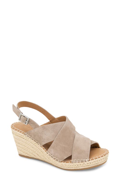 GENTLE SOULS BY KENNETH COLE Claudia Slingback Espadrille Platform Wedge Sandal Mushroom Suede at Nordstrom,